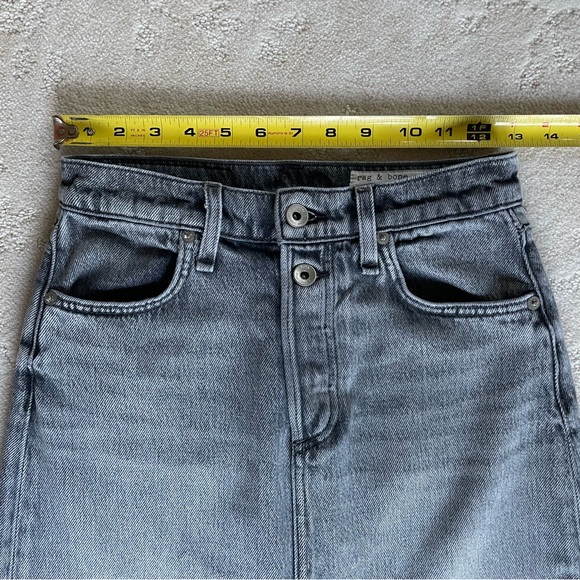 Rag & Bone Denim Midi Skirt - Picture 9 of 10